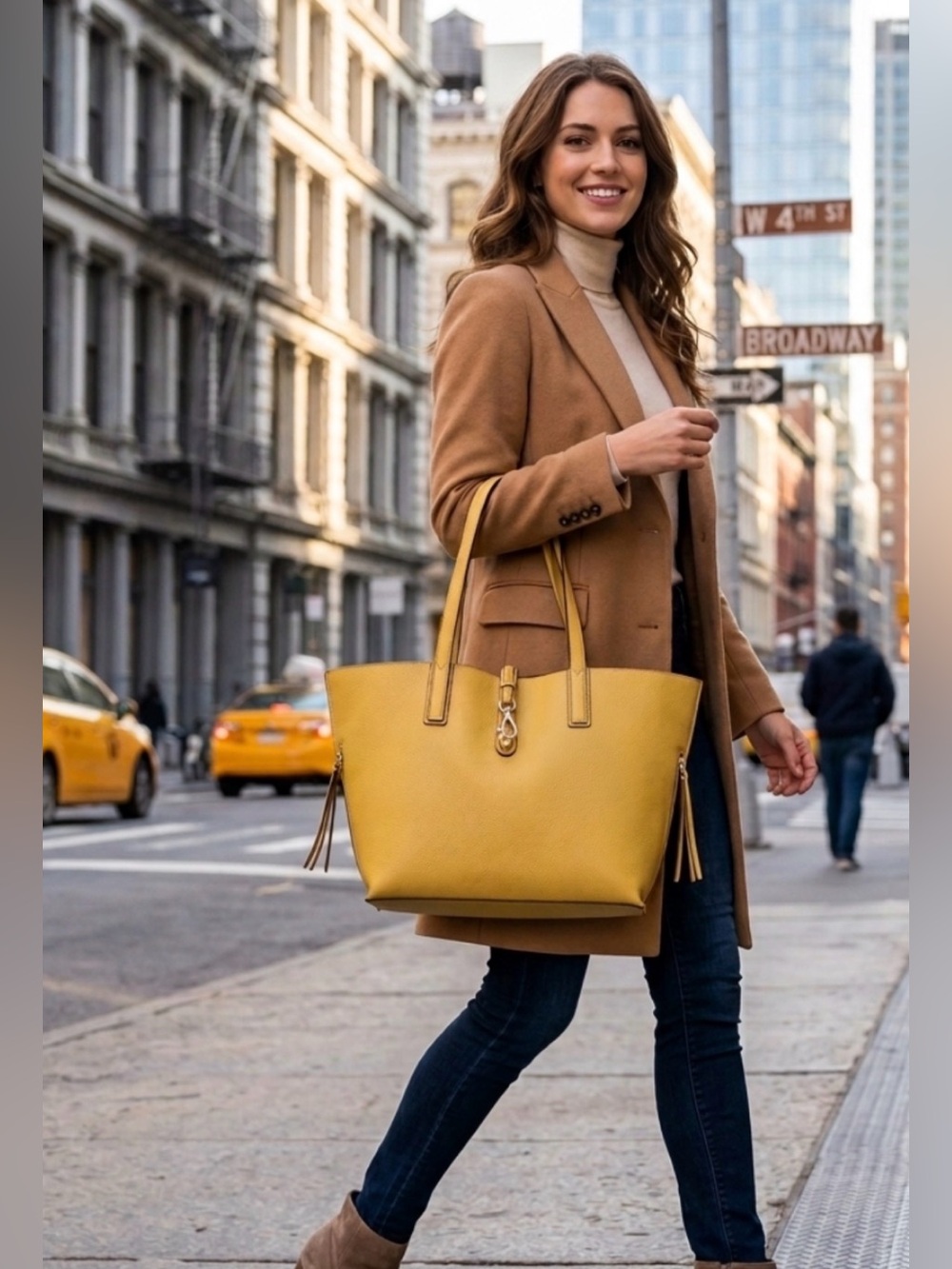 NEW YORK TIMES SAYS YELLOW BAGS ARE A MUST HAVE-SEE THIS TOTE!